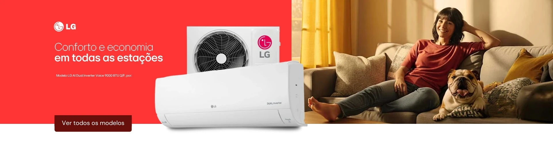 Ar-condicionado LG em oferta!