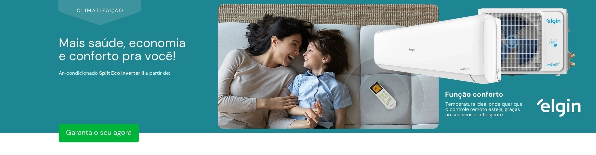Ar-condicionado Elgin em oferta!