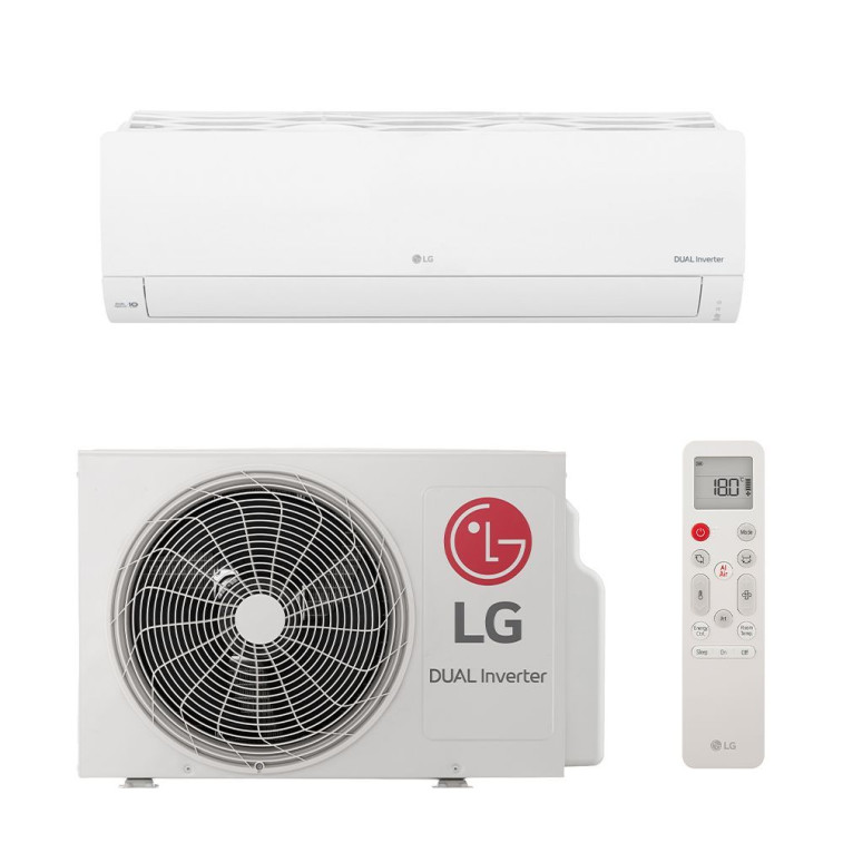 Imagem do produto Ar Condicionado Split LG DUAL Inverter AI Compact 12000 BTUs Frio 220V S3-Q12JAQAC Imagem do produto Ar Condicionado Split LG DUAL Inverter AI Compact 12000 BTUs Frio 220V S3-Q12JAQAC