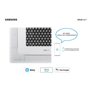 Ar Condicionado Split Cassete 4 Vias Samsung Wind Free 36000 BTUs Quente e Frio Inverter 220V R410A (AC036DXADKG/AZ) Ar Condicionado Split Cassete 4 Vias Samsung Wind Free 36000 BTUs Quente e Frio Inverter 220V R410A (AC036DXADKG/AZ)