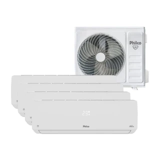 Ar Condicionado Quadri Split Philco 42000 BTUs (HW 12K+12K+12K+12K) Quente e Frio Inverter 220V R32 (PAC42QV) Ar Condicionado Quadri Split Philco 42000 BTUs (HW 12K+12K+12K+12K) Quente e Frio Inverter 220V R32 (PAC42QV)