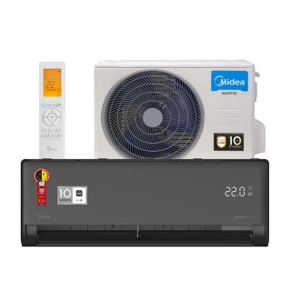 Ar Condicionado Split Inverter Midea AI Ecomaster Black 18000 BTUs Quente e Frio 220V 38EMVQA18M5 Ar Condicionado Split Inverter Midea AI Ecomaster Black 18000 BTUs Quente e Frio 220V 38EMVQA18M5