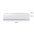 Ar Condicionado Split Inverter Samsung WindFree AI PowerVolt 12000 BTUs Frio Bivolt AR12DYFAVWKXAZ