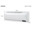 Ar Condicionado Split Inverter Samsung WindFree Connect 9000 BTUS Quente e Frio 220V AR09BSEAAWKXAZ
