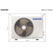 Ar Condicionado Split Inverter Samsung WindFree Connect 9000 BTUS Quente e Frio 220V AR09BSEAAWKXAZ