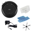 Aspirador Robô WAP Robot W90 Autonomia 1h20 Sistema 3 em 1 Preto Bivolt