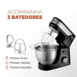 Batedeira Planetária Mondial BP-02P-B-TI Preto/Inox 700W 220V (2337-02)
