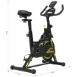 Bicicleta Ergométrica Spinning Gallant Start Magnética Ate 120kg Roda De Inercia 6kg (GSP06HMGA-PT)