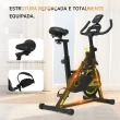 Bicicleta Ergométrica Spinning Gallant Start Magnética Ate 120kg Roda De Inercia 6kg (GSP06HMGA-PT)