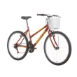 Bicicleta Urbana Foxer Maori FX26M2R Aro 26 Aço 21 Marchas V-Brake Vermelho