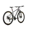 Bicicleta Kamp HTKP97G Mountain Bike Aro 29 Alumínio 21V Shimano Prata e Amarela