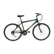 BICICLETA POLIMET MTB POLI PODIUM QUADRO 17 ARO 26 PRETO/VERDE 18 VELOCIDADES - (7700)