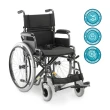 Cadeira de Rodas Dobrável Dellamed em Aço Até 120kG D400 T48 6608