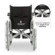 Cadeira de Rodas Dobrável Dellamed em Alumínio Até 120kg D600 T44 6471 