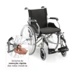 Cadeira de Rodas Dobrável Dellamed em Alumínio Até 120kg D600 T44 6471 