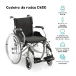 Cadeira de Rodas Dobrável Dellamed em Alumínio até 120kg D600 T48 6473
