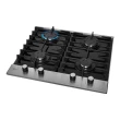 Cooktop a Gás Fischer Platinium 4 Bocas 33800-92121 Vidro Temperado com Acendimento Automático Preto
