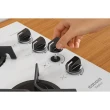 Cooktop a Gás Embutido ITATIAIA Itaplus 3700000493 4 Bocas Vidro Temperado Tripla Chama Branco