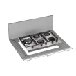Cooktop a Gás MUELLER MCG5BL 5 Bocas Alumínio com Tripla Chama e Grade Dupla Prata Bivolt