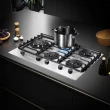 Cooktop a Gás MUELLER MCG5BL 5 Bocas Alumínio com Tripla Chama e Grade Dupla Prata Bivolt