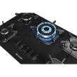 Cooktop a Gás MUELLER 601270003 5 Bocas Vidro Temperado Tripla Chama com Acendimento Automático