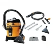 Aspirador de Pó e Água Extratora Home Cleaner 1600W 20L Amarelo 110V