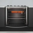 Fogão Fischer Gran Cheff de Embutir 5 Bocas Mesa de Vidro Com Dourador 110L Silver 28550-6554
