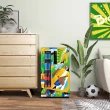 Kit Cervejeira MDRX150FGGDX02WCS Frost Free 82L + Ímã Personalizado Preta Midea 220V