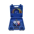 Kit Manifold Manômetros Analógicos Gallant R410a R22 R134a R404a Mangueira 48 Adaptador Mg-2-R410a