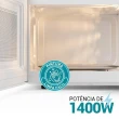 Micro-ondas de Bancada Philco PMO38B 33L 1400W com Funções Tira Odor e Manter Aquecido Branco 220V