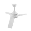 Ventilador de Teto Britânia 131W 3 Pás 3 Velocidades Branco Modelo Cancun BVT01B 220V