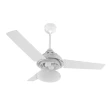Ventilador de Teto Britânia 131W 3 Pás 3 Velocidades Branco Modelo Cancun BVT01B 220V