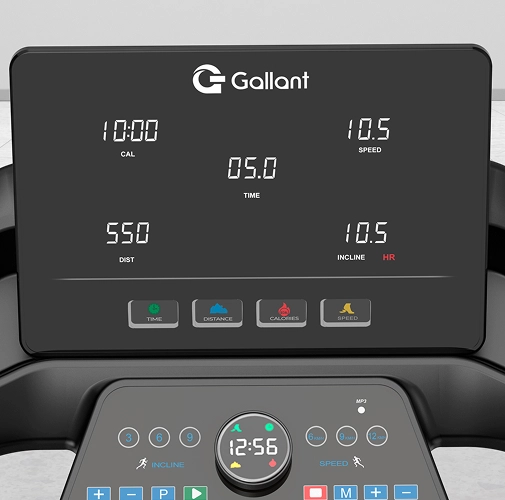 Imagem ilustrativa do painel de uma Esteira