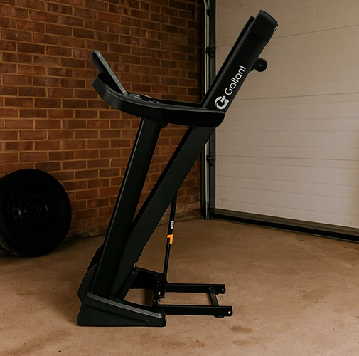 Imagem ilustrativa de uma Esteira guardada